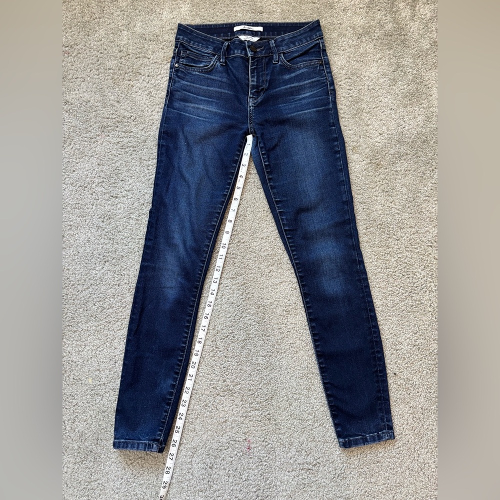Sam Edelman Kitten Mid Rise Skinny Ankle Jeans Size 24 Dark Wash - Picture 8 of 9